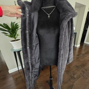 NVLT Charcoal Teddy Jacket